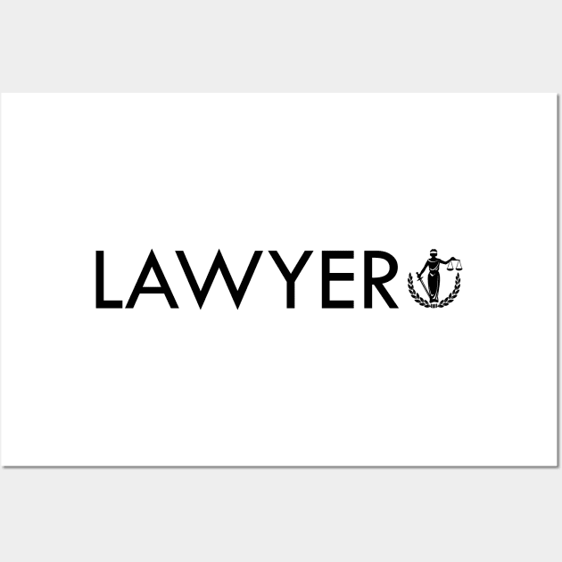 Lawyer Wall Art by ryspayevkaisar